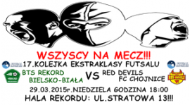 Zapowiedz Meczu 17.Kolejki Ekstraklasa Futsalu: