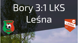 Sparing : Bory 3:1 (3:0) LKS Leśna