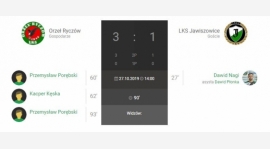 14.kolejka IV liga Orzeł Ryczów-LKS Jawiszowice 3-1