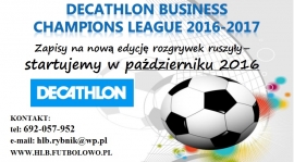 DECATHLON Business Champions League 2016-2017 - zapisy ruszyły.....