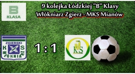 9 kolejka: Włókniarz Zgierz - MKS Mianów