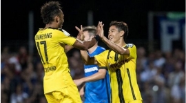 Kagawa leder Dortmund till 3-0 seger på Trier i tyska cupen