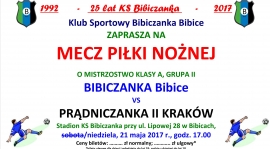 ZAPROSZENIE NA MECZ. Bibiczanka - Prądniczanka II