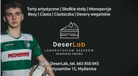 DeserLab nadal wspiera Orła Myślenice – zapraszamy także do DeserLab Cafe