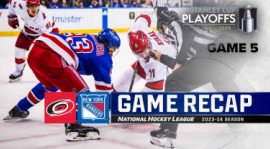 Carolina Hurricanes voitti New York Rangersin