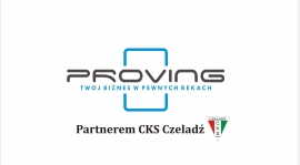 Firma Proving będzie wspierała CKS Czeladź