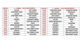 10. i 11. Kolejka Ligi Halowej - 20 i 21.01.2018 (SOBOTA I NIEDZIELA)