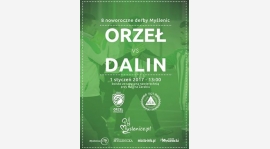 Dalin Myślenice - Orzeł Myślenice, ósme Noworoczne Derby Myślenic