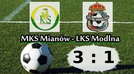 10 kolejka: MKS Mianów - LKS Modlna