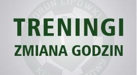 Zmiana godzin treningów !