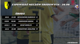 Zapowiedź meczów środowych (26.08)