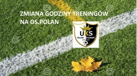 ZMIANY GODZIN TRENINGU !!!