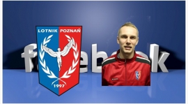 Z kapitanem Lotnika Bartkiem na klubowym facebooku.