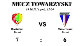 Sparing: Włókniarz Toruń - Pomorzanin Toruń 7:6