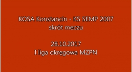 Skrót meczu Kosa Konstancin vs SEMP Warszawa 3:6