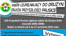 Ogłaszamy nabór do drużyny Orlików !