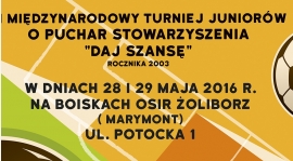 Wyniki III Międzynarodowy Turniej Juniorów o Puchar Stowarzyszenia "Daj Szansę"