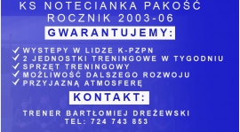 Nabór do druzyny juniorów starszych!!!