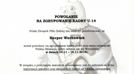 Wychowanek Warty Kacper Wachowiak w Reprezentacji Polski