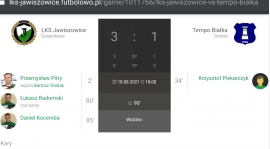 3.Kolejka Keeza IV Ligi LKS Jawiszowice-Tempo Białka 3:1