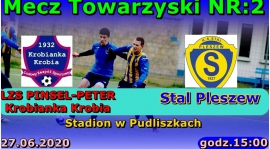 Sparing z Stalą Pleszew w sobotę o godzinie 15:00 w Pudliszkach