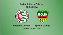 Zapowiedź meczu: Naprzód Żernica - Społem Zabrze