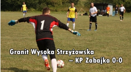 Wysoka Strzyżowska – KP Zabajka 0-0