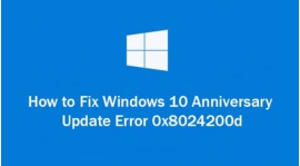 Learn to Resolve Windows 10 Update Error 0x8024200D