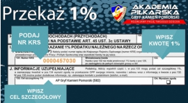 Wspomóż Akademię 1% podatku