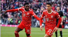 Bayern voitti 5-3, Cancelo teki Bayernin ensimmäisen maalin