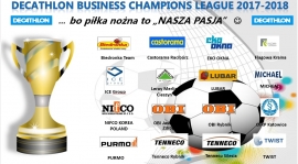 DECATHLON Business Champions League 2017-2018 - ... komplet drużyn już mamy :-)