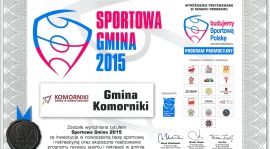 Gmina Komorniki z tytułem "Sportowa Gmina"