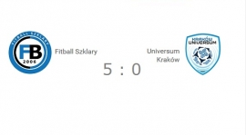 C klasa gr. I: Fitball Szklary - Universum Kraków 5:0