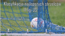 Klasyfikacja strzelców II ligi JS po rundzie jesiennej!