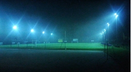 Estadio Markowice nocą