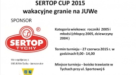 W sobote turniej piłki nożnej SERTOP CUP 2015