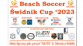 ZAPRASZAMY NA BEACH SOCCER ŚWIDNIK CUP '2023!!!