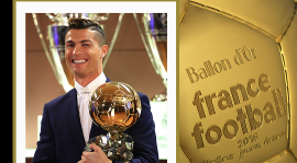 Cristiano Ronaldo diventa Pallone d'Oro