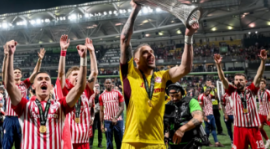 Olympiacos F.C vence o primeiro campeonato da UEFA