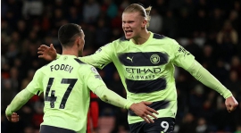 Premier League : Manchester City 4-1Bournemouth, 2 buts d'Alvarez