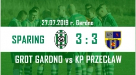 Sparing: Grot - Przecław 3:3 (2:2)