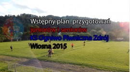 Plan przygotowań juniorów i seniorów Wiosna 2015