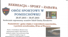 Obóz sportowo - rekreacyjny w Pomiechówku