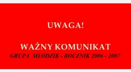 UWAGA GRUPA  MŁODZIK