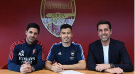 Arsenal tillkännager nytt kontrakt med Martinelli till 2027