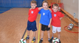 Trening najmłodszych grup.