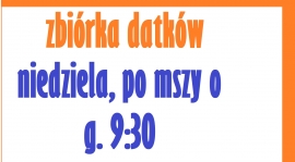 Zbiórka datków.