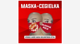 Maseczka - Cegiełka. Wspieraj MKS Olimpię Koło.