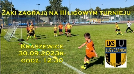 Żaki w sobotę zagrają na turnieju w Kraszewicach