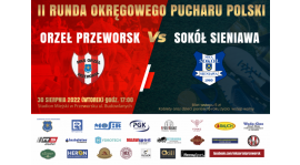 Okręgowy Puchar Polski: Orzeł - Sokół Sieniawa 0:4